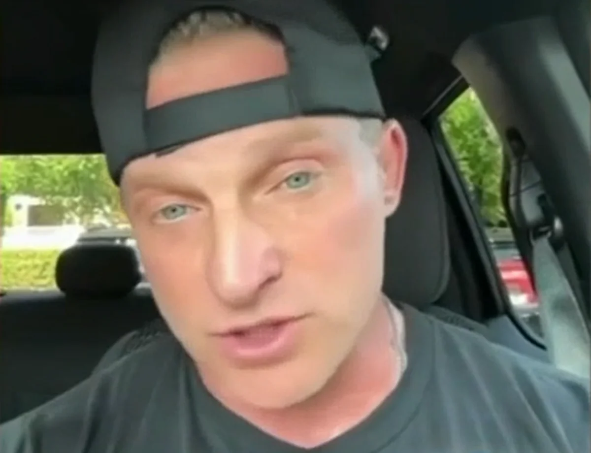 Screenshot of fake AI video